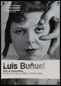 7r362 LUIS BUNUEL FILMS EN TENTOONSTELLING 23x33 Dutch film festival poster 2008 Un Chien Andalou!