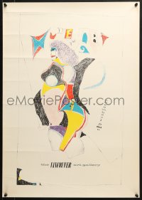 7r181 NUDE ART 20x29 Canadian museum/art exhibition 1964 completely different Richard Lindner art!