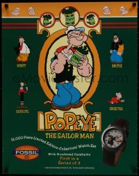 7r714 POPEYE 22x28 special poster 1994 great images of the character, I Yam What I Yam!