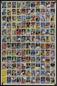 7r152 TOPPS 1985 BASEBALL CARDS 2-sided 29x43 uncut trading card set 1985 complete set of cards!