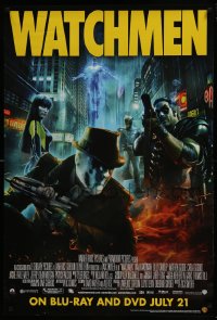 7r279 WATCHMEN 27x40 video poster 2009 Zack Snyder, from the graphic novel by Dave Gibbons!