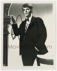 7s857 B.J. THOMAS signed 8x10 publicity still 1980s full-length c/u in tuxedo with hand in pocket!