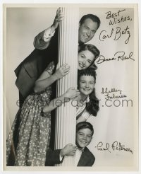 7s406 DONNA REED SHOW signed TV 8x10 still 1959 by Donna Reed, Betz, Shelley Fabares AND Petersen!