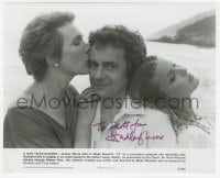 7s410 DUDLEY MOORE signed 7.5x9.25 still 1979 between Julie Andrews & sexy Bo Derek in 10!