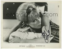 7s417 ELKE SOMMER signed 8x10 still 1968 sexy close up from The Wicked Dreams of Paula Schultz