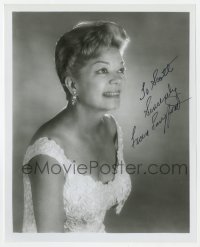 7s906 FRANCES LANGFORD signed 8x10 REPRO still 1980s c/u of the singer/actress late in her career!