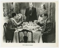 7s442 GEORGE RAFT signed TV 8.25x10 still R1960s with Bogart & Ann Sheridan in They Drive By Night!