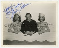 7s451 GLORIA DEHAVEN signed 8.25x10 still 1943 with Durante & Allyson by Clarence Sinclair Bull!