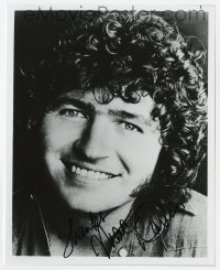 7s956 MAC DAVIS signed 8x10 publicity still 1980s great smiling portrait of the actor!