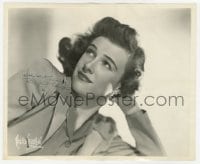 7s576 PHYLLIS THAXTER signed 8.25x10 still 1940s head & shoulders portrait by Maurice Seymour!