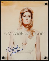 7s249 URSULA ANDRESS signed color 8x10 REPRO still 1980s includes a 1965 one-sheet from She!