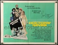 7s055 DOCTORS' WIVES signed 1/2sh 1971 by Dyan Cannon, great art by Howard Terpning!
