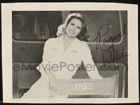7s213 100 RIFLES group of 2 signed items 1969 by Raquel Welch AND Burt Reynolds, includes a 1/2SH!