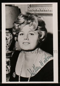 7s132 SHELLEY WINTERS signed 4x5 photo 1960s includes 1962 The Chapman Report soundtrack album!