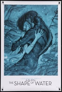 7s001 SHAPE OF WATER signed heavy stock 27x40 special poster 2017 by Guillermo del Toro, Jean art!