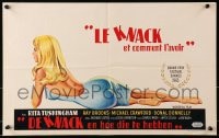 7t393 KNACK & HOW TO GET IT Belgian 1965 incredibly sezy art of Rita Tushingham in English comedy!