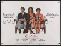 7t051 CLASS British quad 1983 Solie art of Rob Lowe, Jacqueline Bisset, & naked McCarthy!