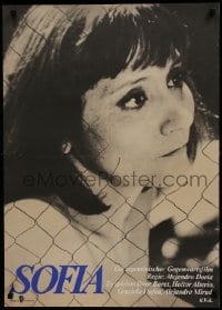 7t653 SOFIA East German 23x32 1989 Alejandro Doria, image of gorgeous Dora Barte in title role!