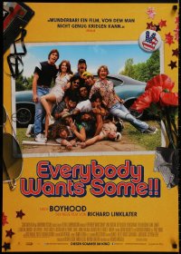 7t033 EVERYBODY WANTS SOME advance DS German 2016 Will Brittain, Zoey Deutch, Ryan Guzman, Hechlin!