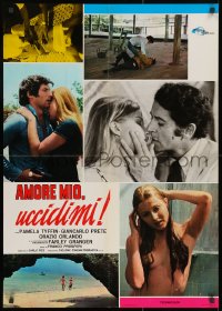 7t839 KILL ME, MY LOVE Italian 26x37 pbusta 1973 Franco Prosperi's Amore mio, uccidimi!