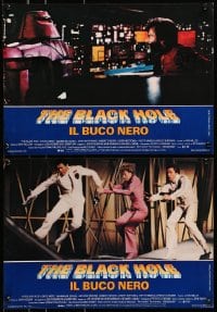 7t850 BLACK HOLE group of 6 Italian 13x18 pbustas 1980 Disney, Perkins, Forster & Yvette Mimieux!
