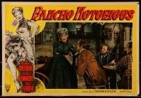 7t875 RANCHO NOTORIOUS Italian 14x19 pbusta 1952 Fritz Lang, sexy Marlene Dietrich!