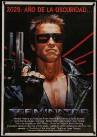 7t006 TERMINATOR South American 1984 Arnold Schwarzenegger, Hamilton, James Cameron sci-fi classic!
