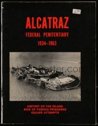 7w200 ALCATRAZ FEDERAL PENITENTIARY 1934-1963 softcover book 1983 history, bios & escape attempts!