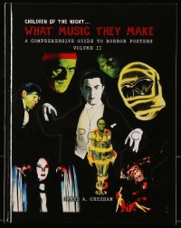 7w150 CHILDREN OF THE NIGHT: WHAT MUSIC THEY MAKE hardcover book 2018 guide to horror posters!