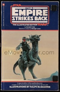 7w216 EMPIRE STRIKES BACK first edition softcover book 1980 with illustrations by Ralph McQuarrie!
