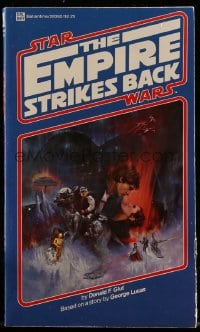 7w277 EMPIRE STRIKES BACK signed #199/1000 paperback book 1980 by author Donald F. Glut!