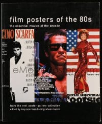 7w218 FILM POSTERS OF THE 80s softcover book 2001 loaded with classic color images!