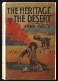 7w045 HERITAGE OF THE DESERT Grosset & Dunlap movie edition hardcover book 1924 Bebe Daniels!