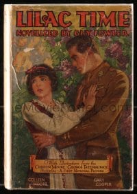 7w064 LILAC TIME Grosset & Dunlap movie edition hardcover book 1928 Colleen Moore, Gary Cooper