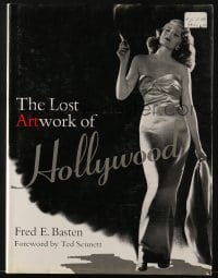 7w164 LOST ARTWORK OF HOLLYWOOD hardcover book 1996 classic images from the Golden Age of movies!