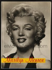 7w167 MARILYN MONROE German hardcover book 1989 an illustrated biography of the Hollywood legend!