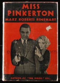 7w174 MISS PINKERTON Farrar & Rinehart edition hardcover book 1932 with Grosset & Dunlap jacket!