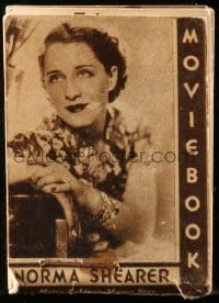 7w237 NORMA SHEARER 2x3 softcover book 1930s Moviebook with illustrations!