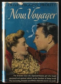 7w080 NOW, VOYAGER Triangle Books movie edition hardcover book 1941 Bette Davis, Paul Henreid
