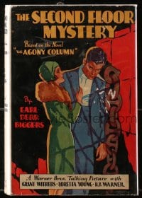 7w097 SECOND FLOOR MYSTERY Grosset & Dunlap movie edition hardcover book 1930 Earl Derr Biggers!