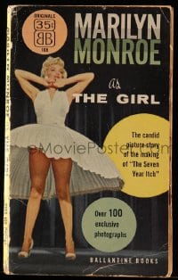 7w298 SEVEN YEAR ITCH paperback book 1955 over exclusive 100 photos of Marilyn Monroe as The Girl!