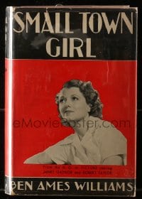 7w100 SMALL TOWN GIRL A.L. Burt movie edition hardcover book 1936 Janet Gaynor, William Wellman
