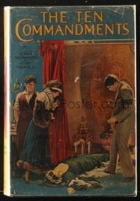 7w104 TEN COMMANDMENTS Grosset & Dunlap movie edition hardcover book 1923 Cecil B. DeMille epic!
