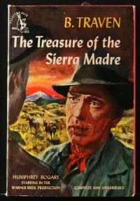 7w303 TREASURE OF THE SIERRA MADRE first Pocket Book movie edition paperback book 1948 Barye art!