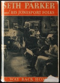 7w191 WAY BACK HOME John C. Winston Company hardcover book 1932 Seth Parker, young Bette Davis!