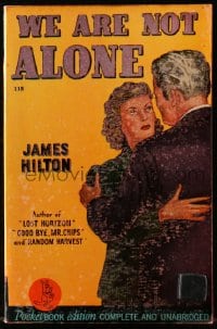 7w305 WE ARE NOT ALONE Pocket Book edition paperback book 1941 the complete novel by James Hilton!