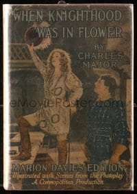7w115 WHEN KNIGHTHOOD WAS IN FLOWER Grosset & Dunlap movie edition hardcover book 1922 Marion Davies