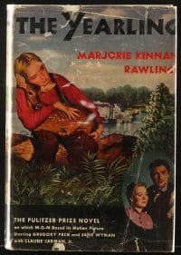 7w120 YEARLING Grosset & Dunlap movie edition hardcover book 1946 Gregory Peck, Jane Wyman, Jarman
