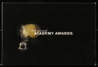 7w452 74TH ANNUAL ACADEMY AWARDS souvenir program book 2002 Oscar statuette in the spotlight!