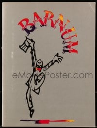 7w464 BARNUM stage play souvenir program book 1980 Jim Dale, Glenn Close, Layton Broadway musical!